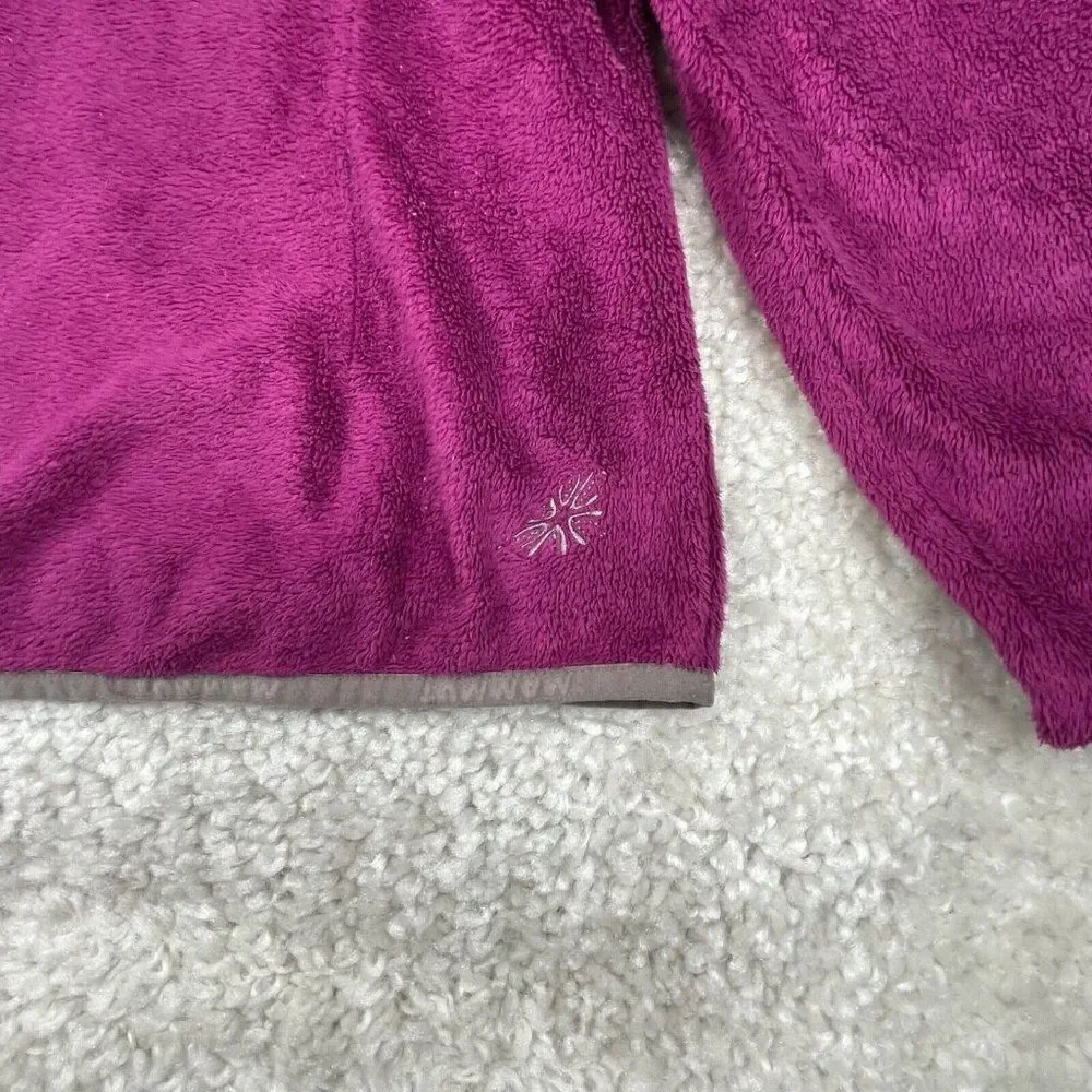 Mammut Fleece Zip Up Hooded Jacket Purple